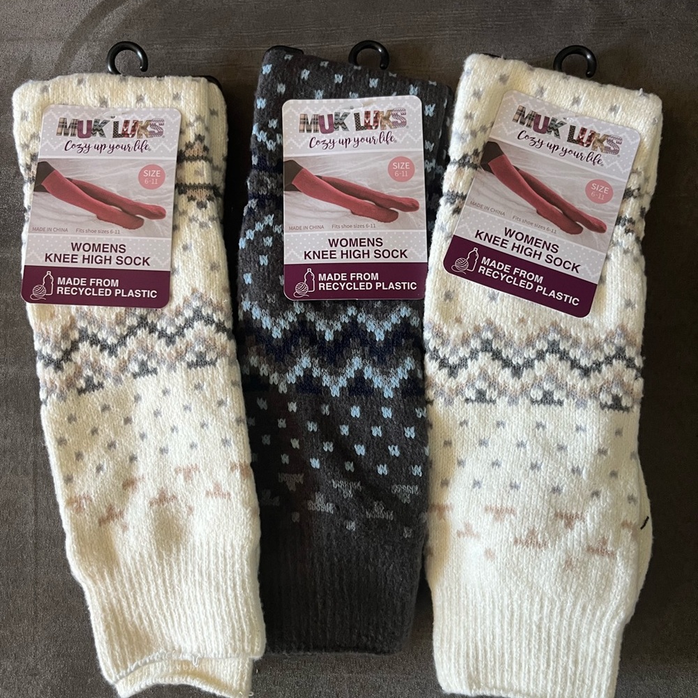 Muk luks knee high socks